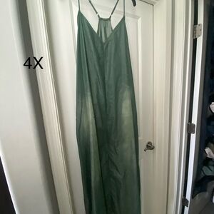SHEIN Green Maxi Dress